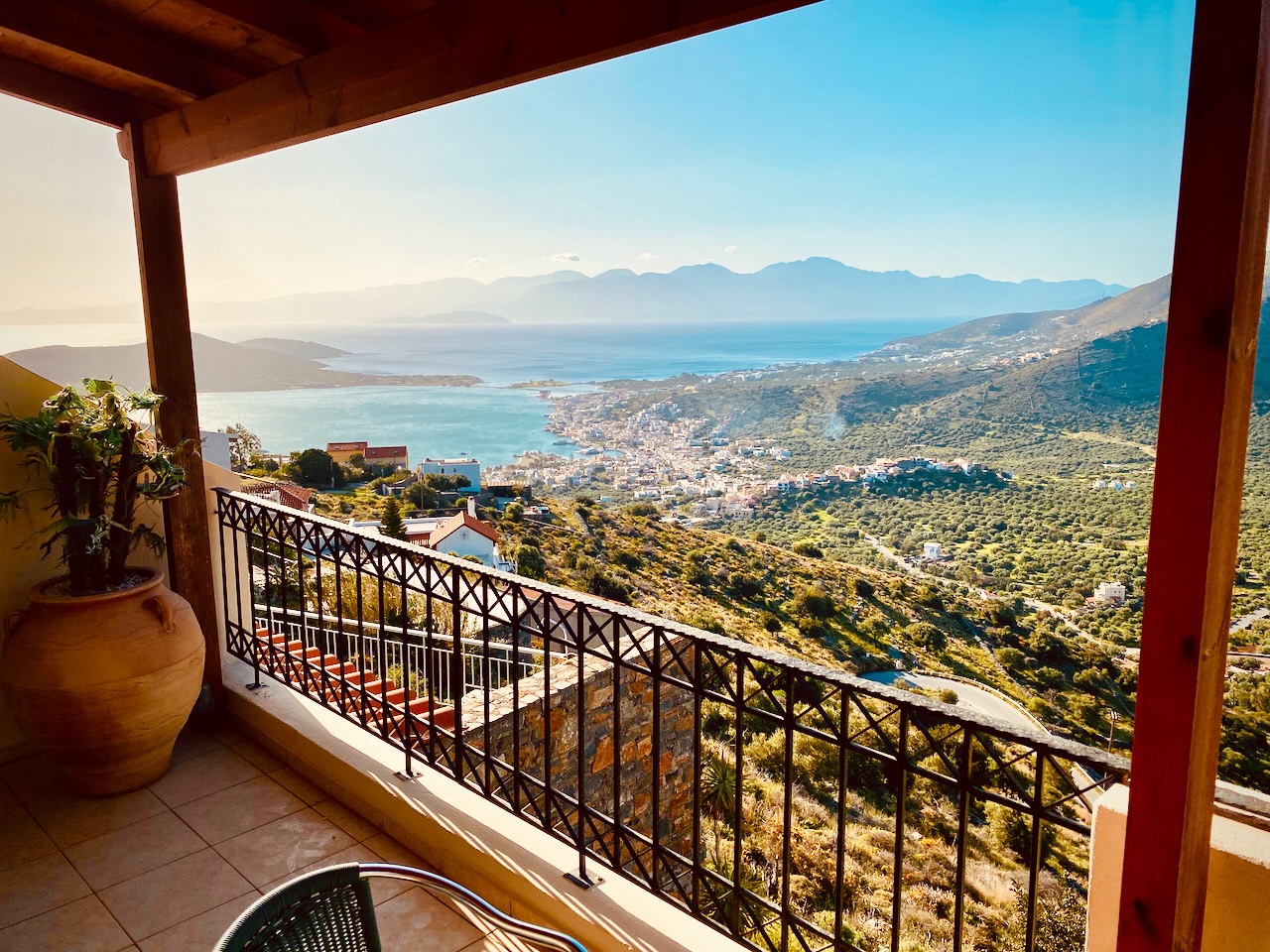 Grocery shopping in Elounda